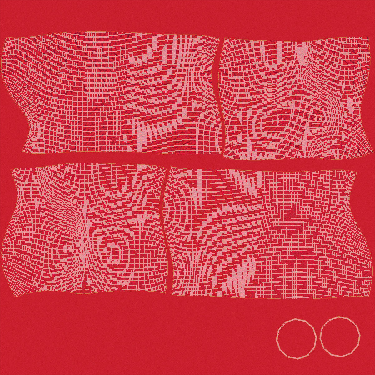 Blood flow Static Low-poly 3D model_36