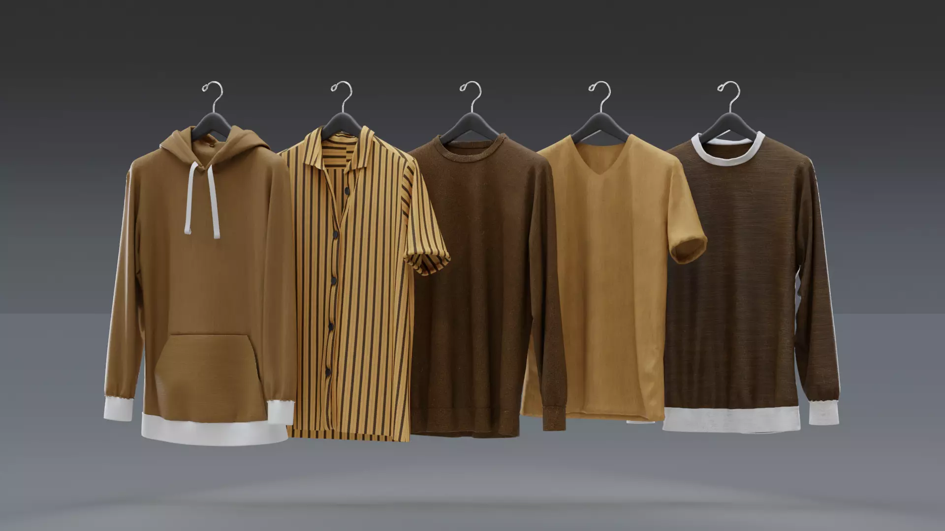 Hanging Clothes 3D model_0