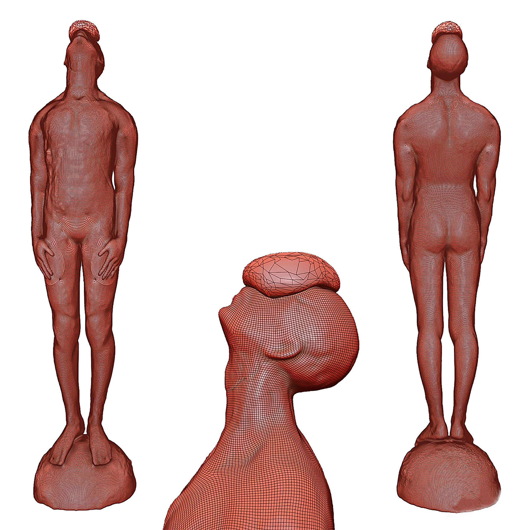 Rain Sculpture 3D print model_1