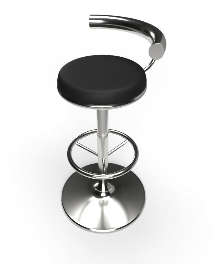 Bar Stool 3D model_1
