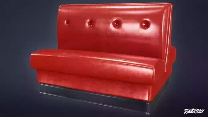 TRIANGLE DINER - Booth 01 - LOW POLY