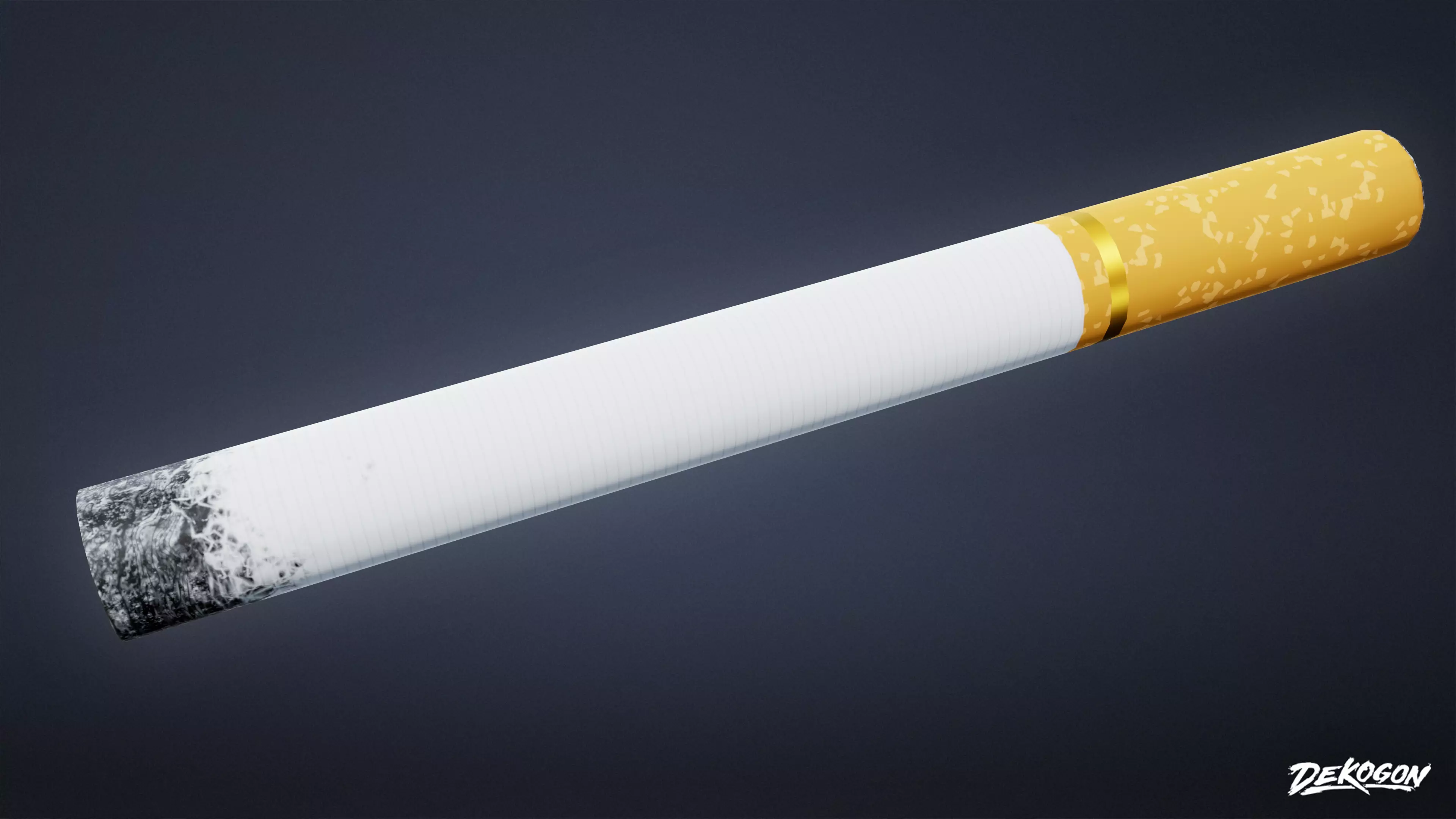 TRIANGLE DINER - Cigarette 01 - LOW POLY Low-poly 3D model
