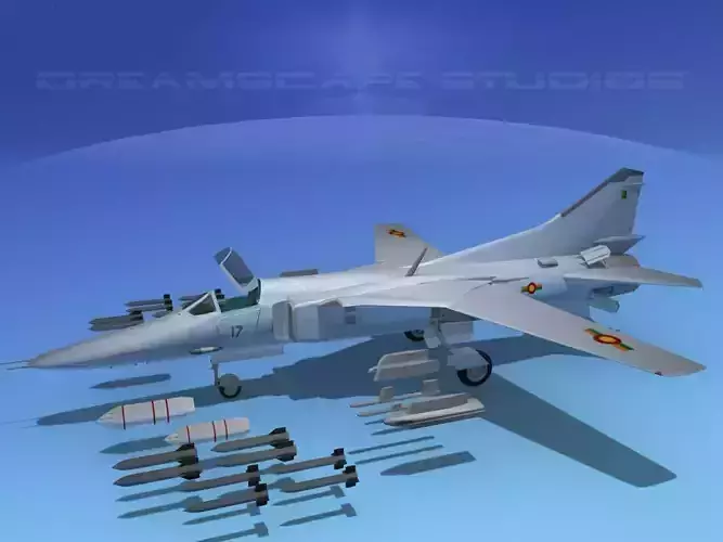 MIG-27 Flogger Sri Lanka 3D model