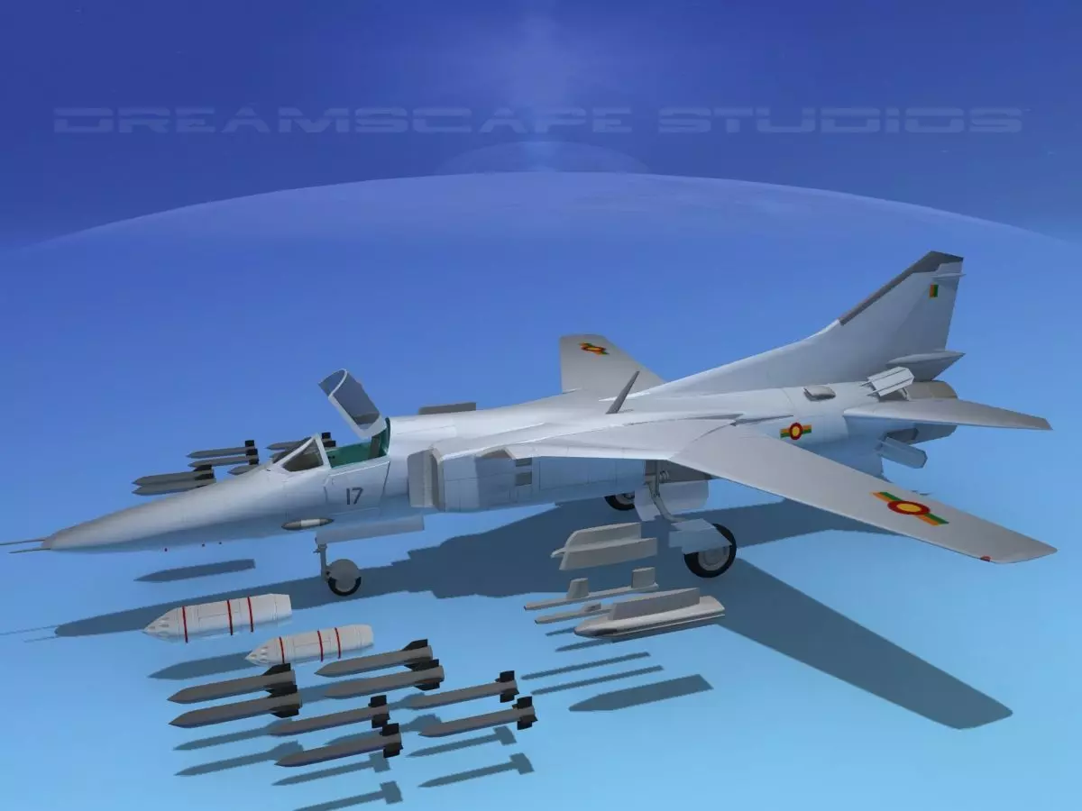 MIG-27 Flogger Sri Lanka 3D model
