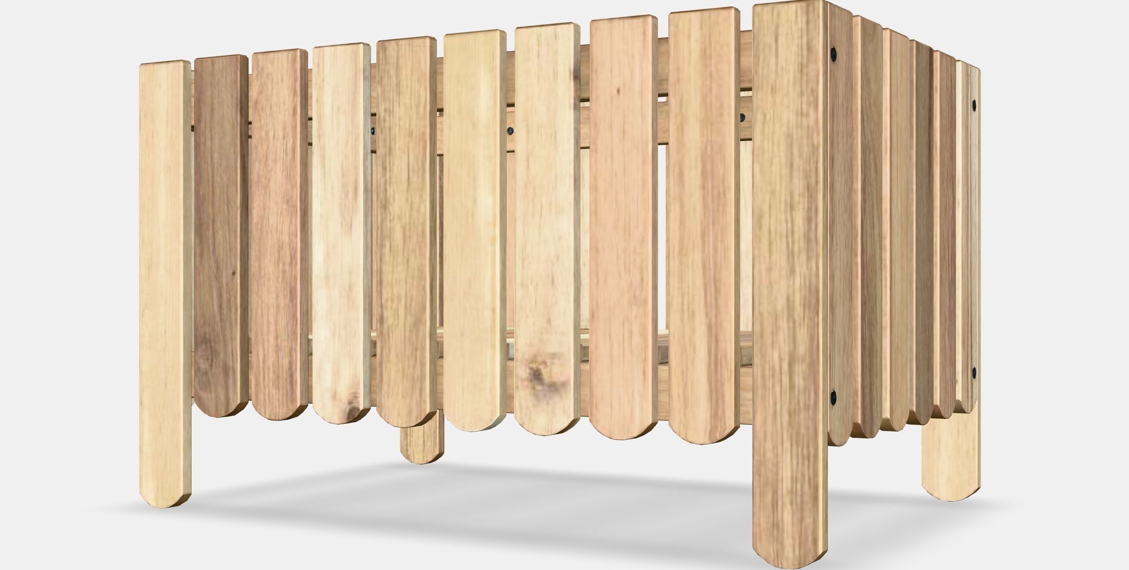 ASKHOLMEN Flower box Low-poly 3D model_3