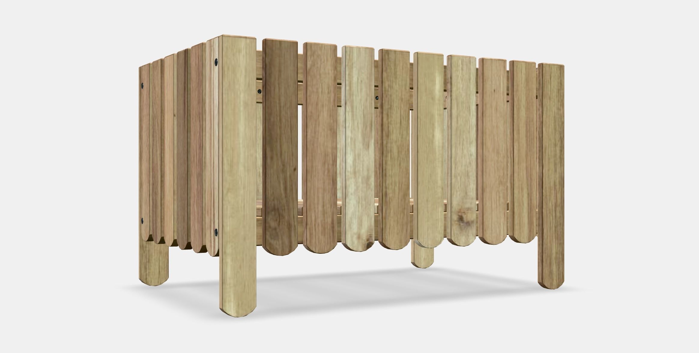 ASKHOLMEN Flower box Low-poly 3D model_6