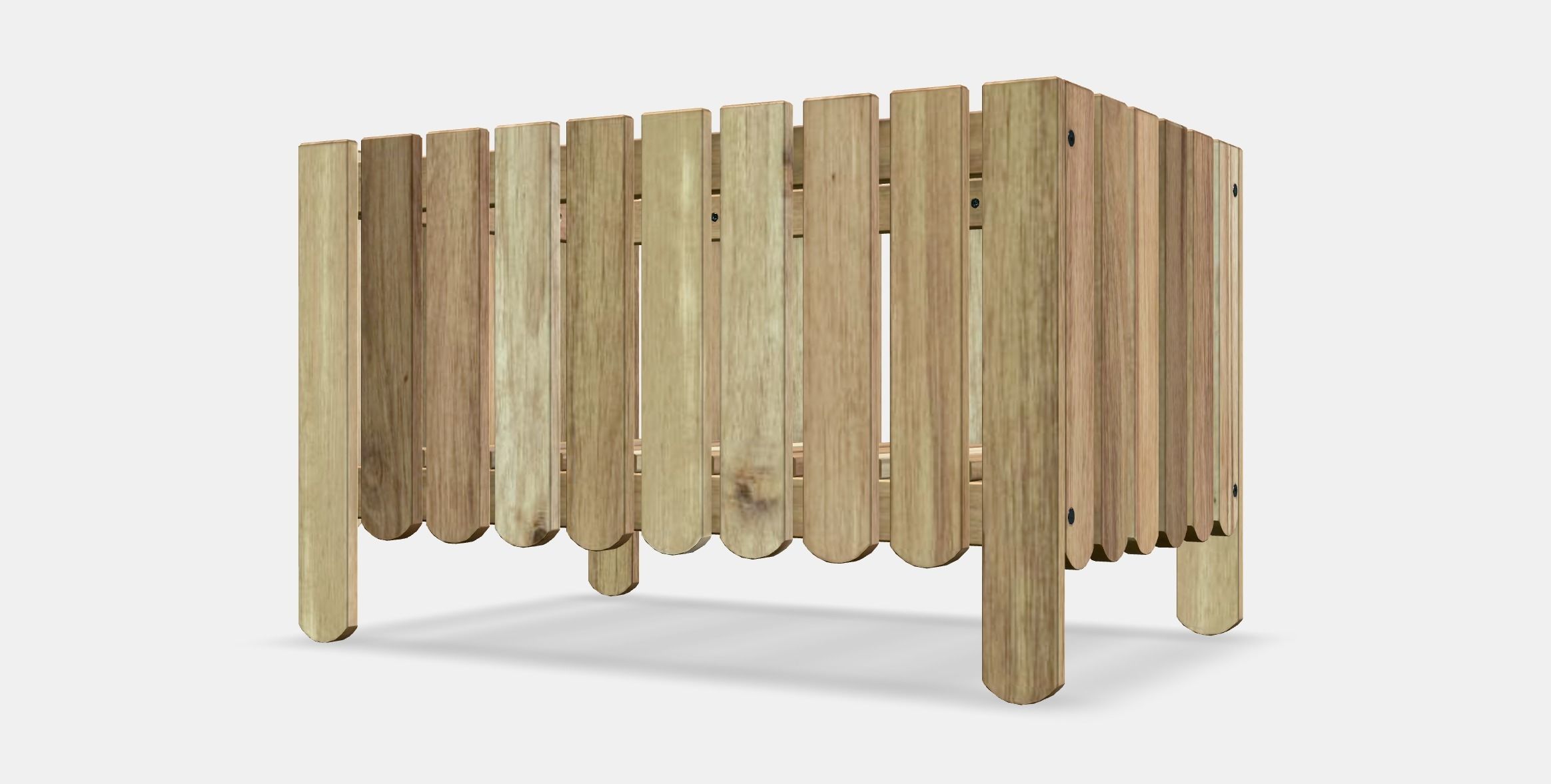 ASKHOLMEN Flower box Low-poly 3D model_15