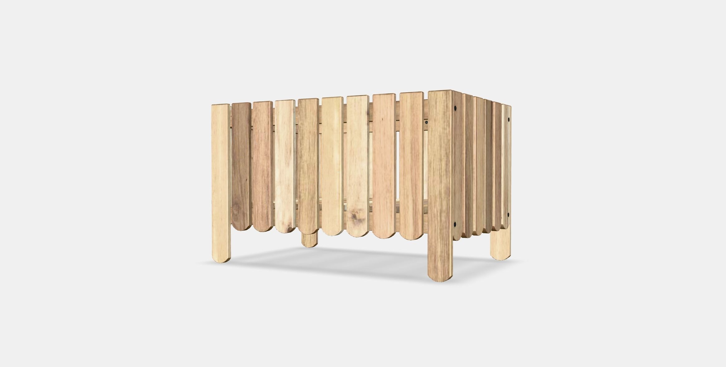 ASKHOLMEN Flower box Low-poly 3D model_5