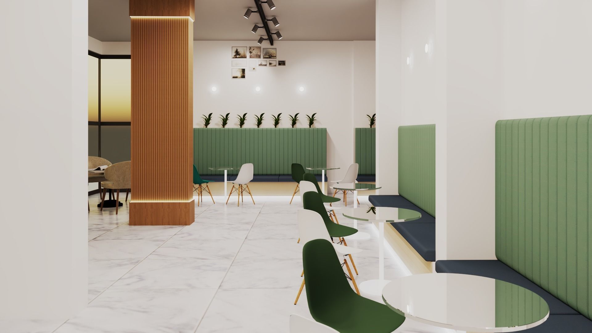 Cafe design 3D model_3