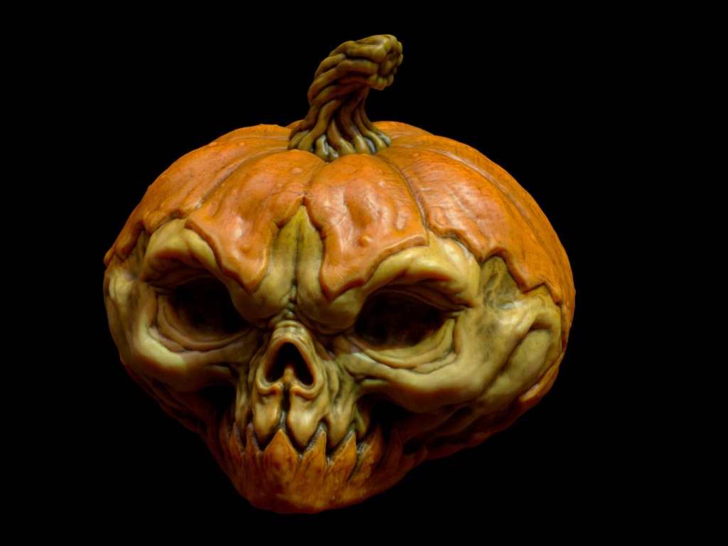 Pack Pumpkin Halloween STL Print 3D print model_15
