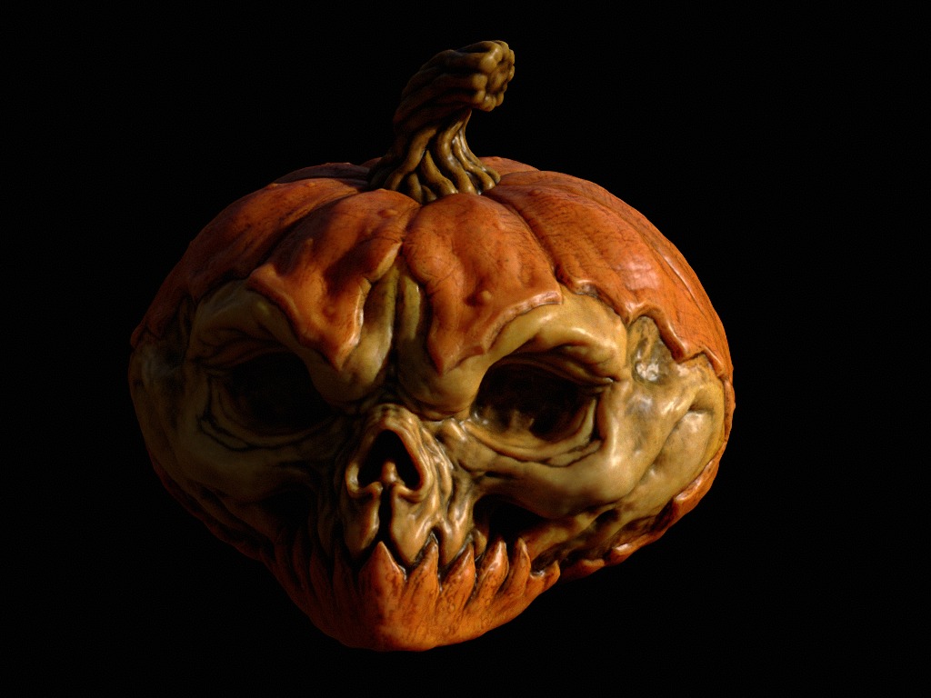 Pack Pumpkin Halloween STL Print 3D print model_16