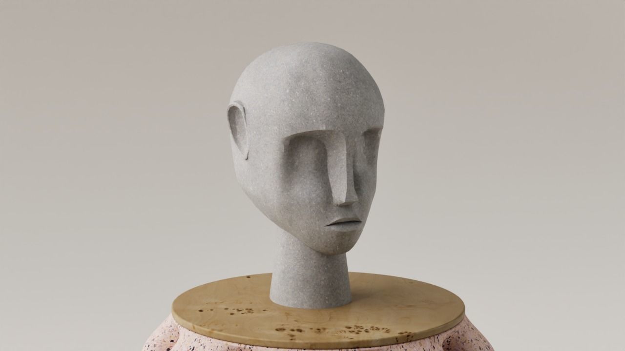 ESCULTURA - CARA - CABEZA 3D print model_1