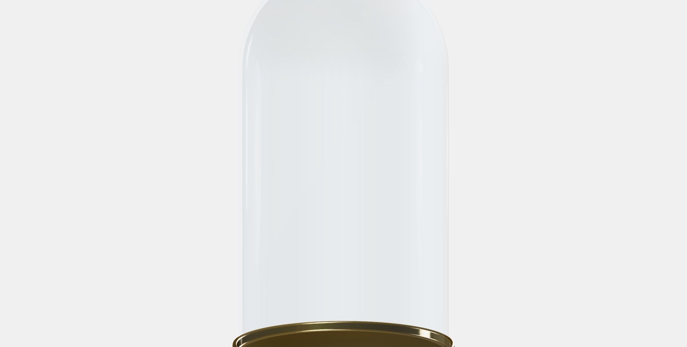 BEGAVNING Glass dome with base Low-poly 3D model_9