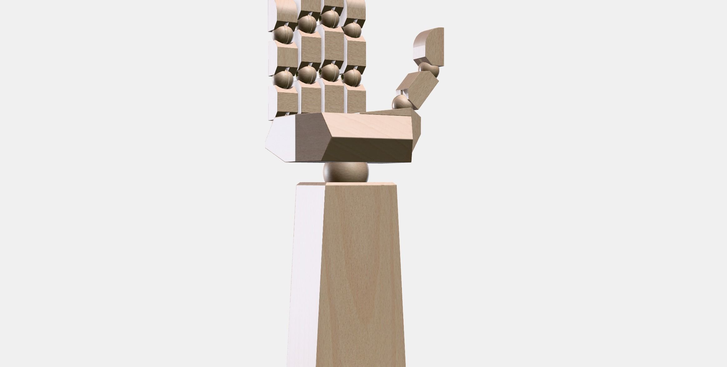 LANESPELARE Accessories stand Low-poly 3D model_9