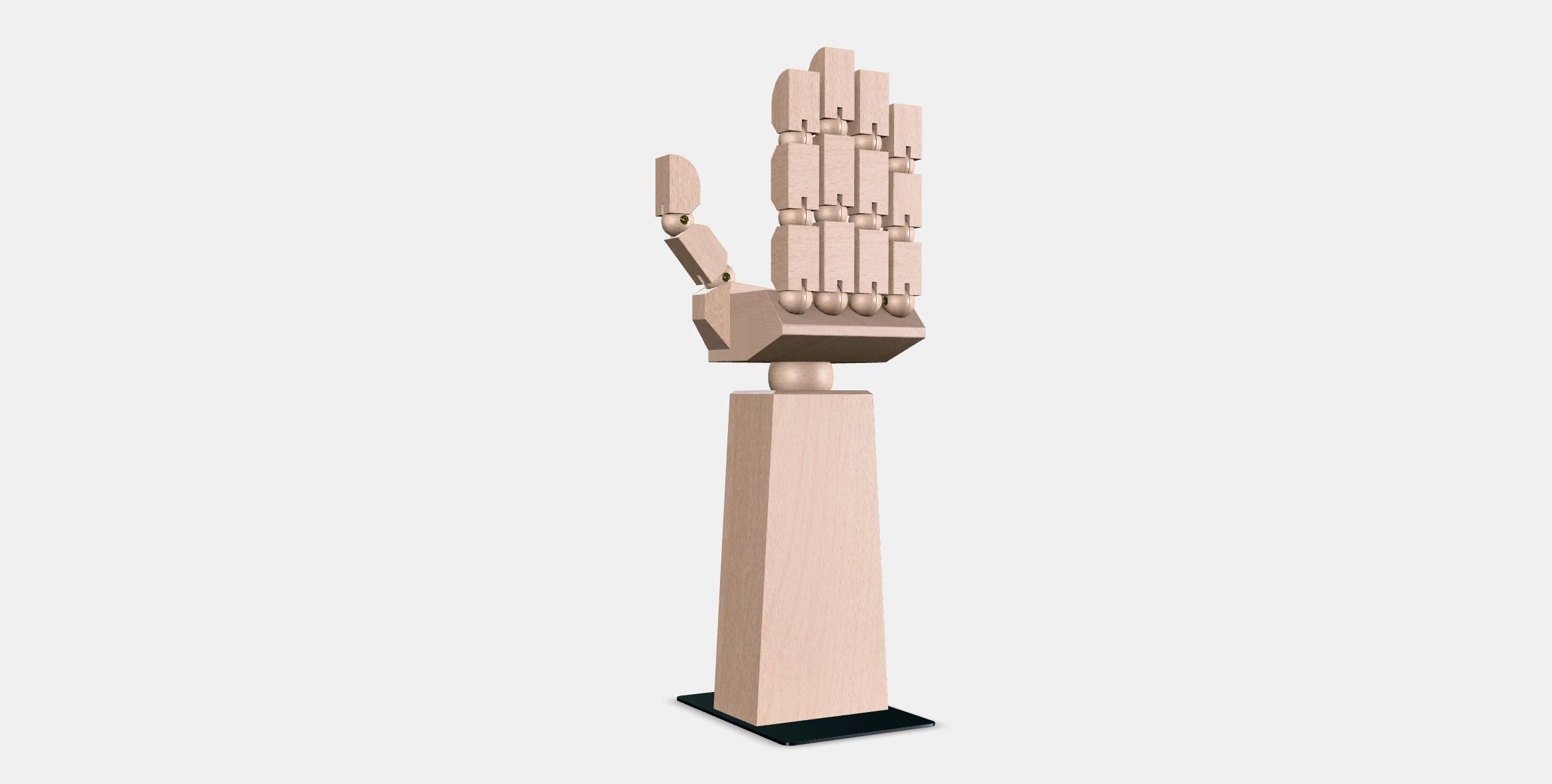 LANESPELARE Accessories stand Low-poly 3D model_16
