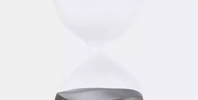 EFTERTANKA Decorative hourglass 1 Low-poly 3D model