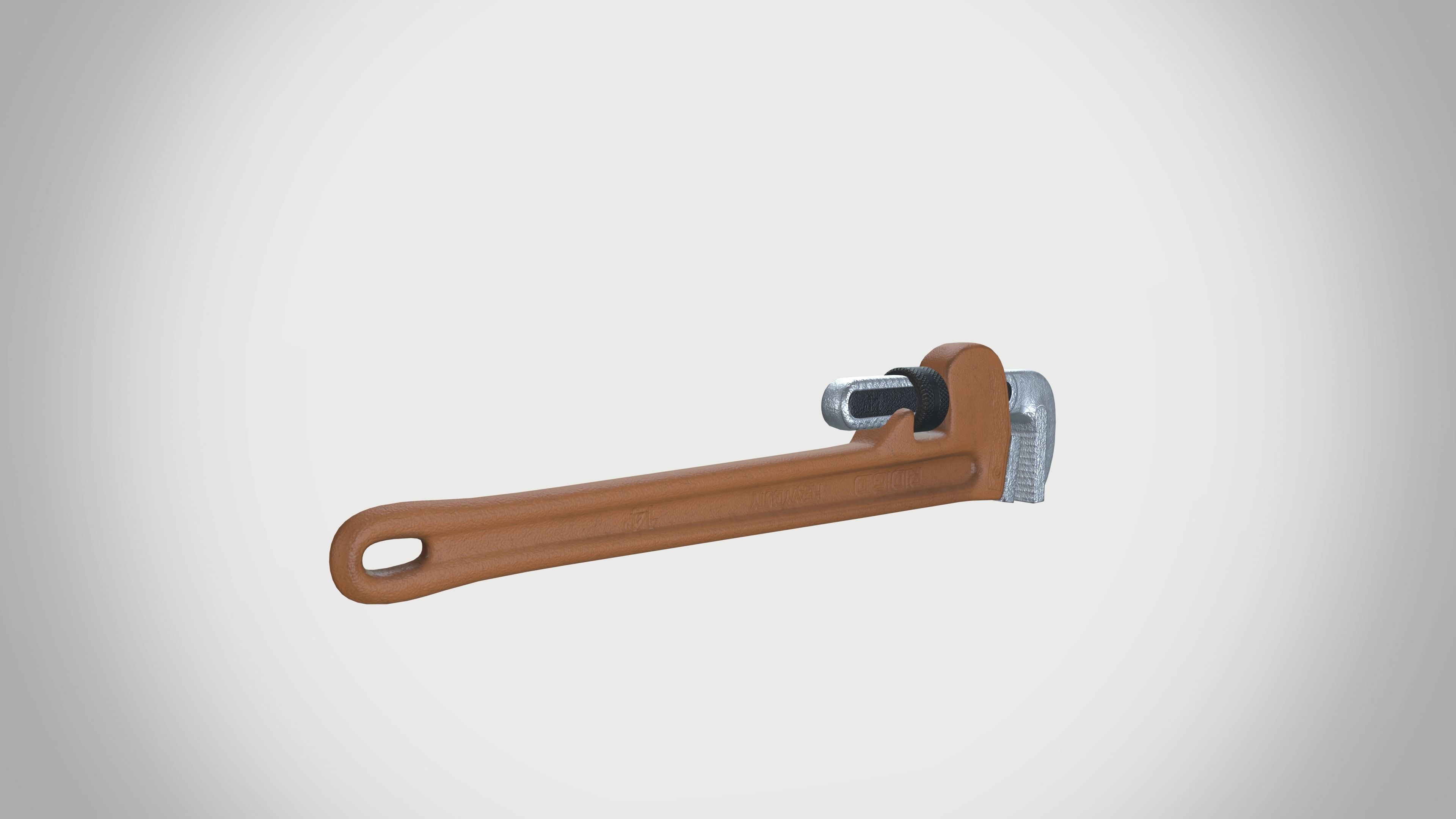 Monkey Wrench 3D model_4