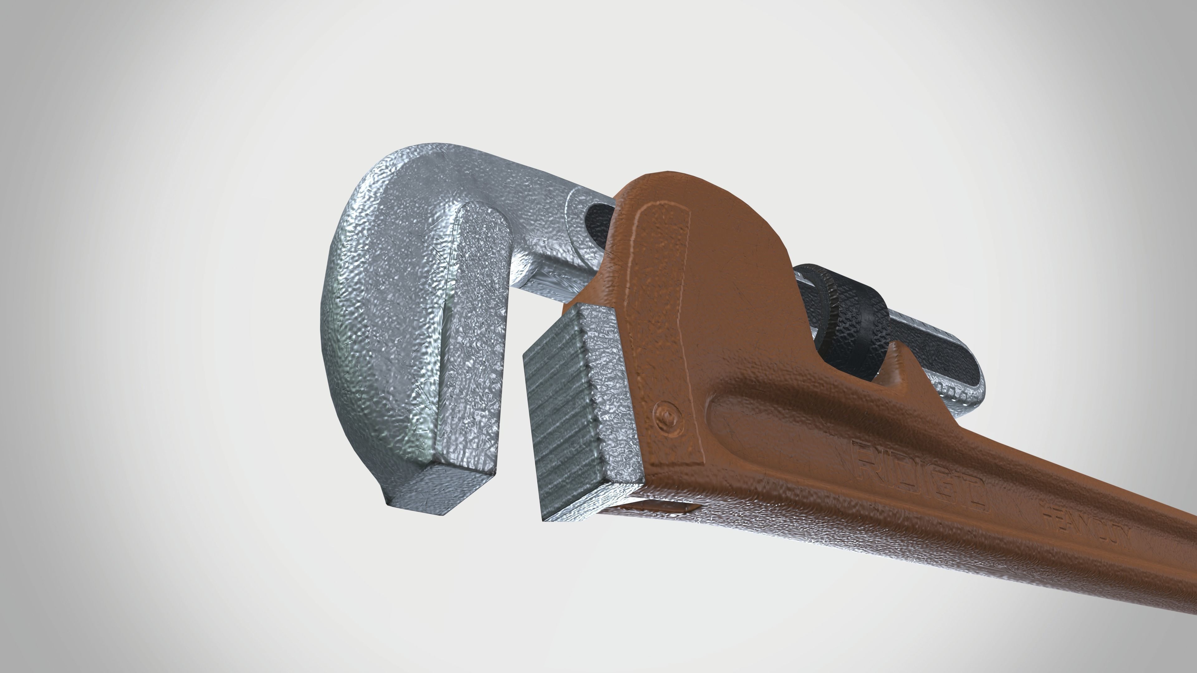 Monkey Wrench 3D model_7