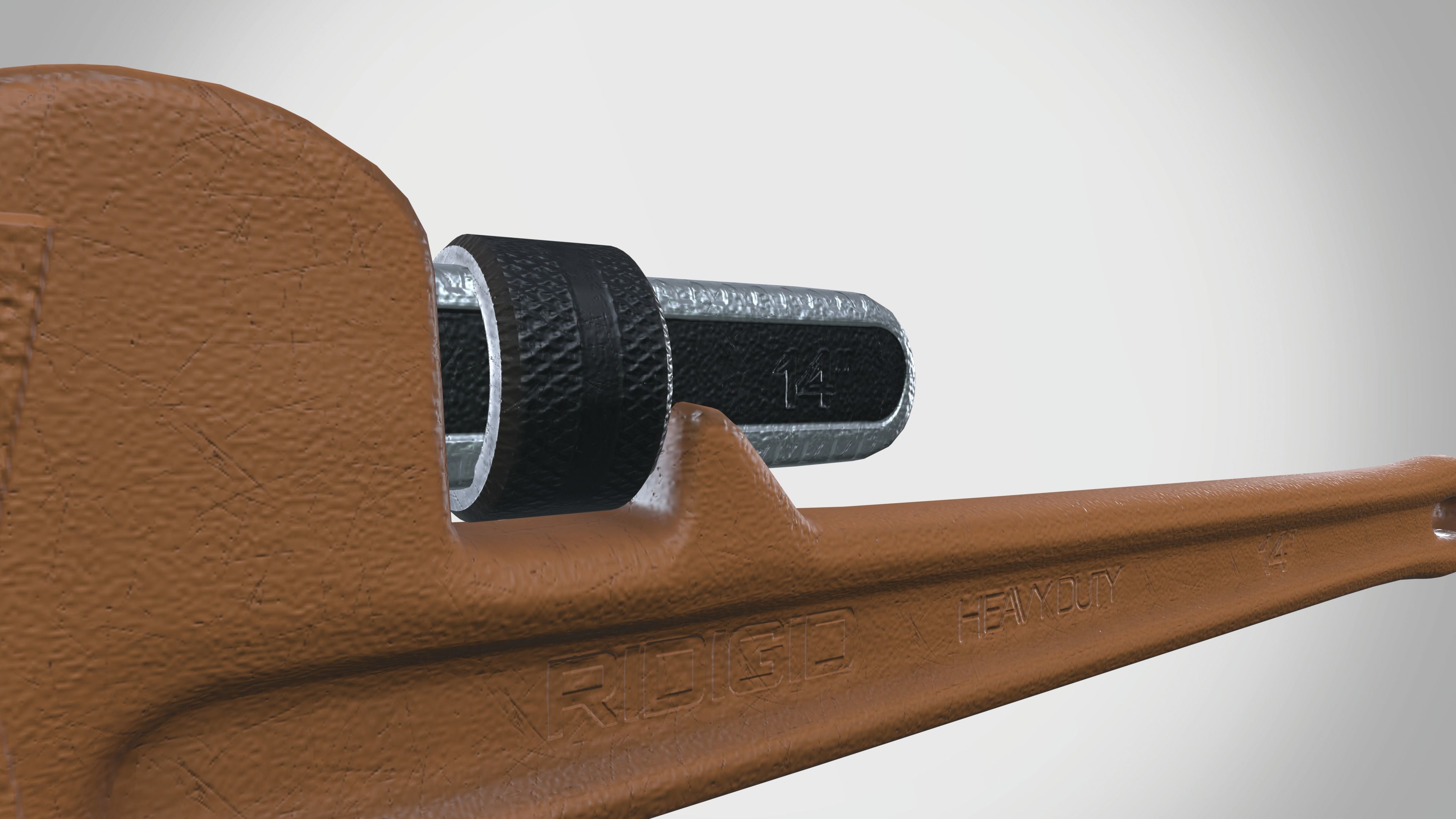 Monkey Wrench 3D model_6