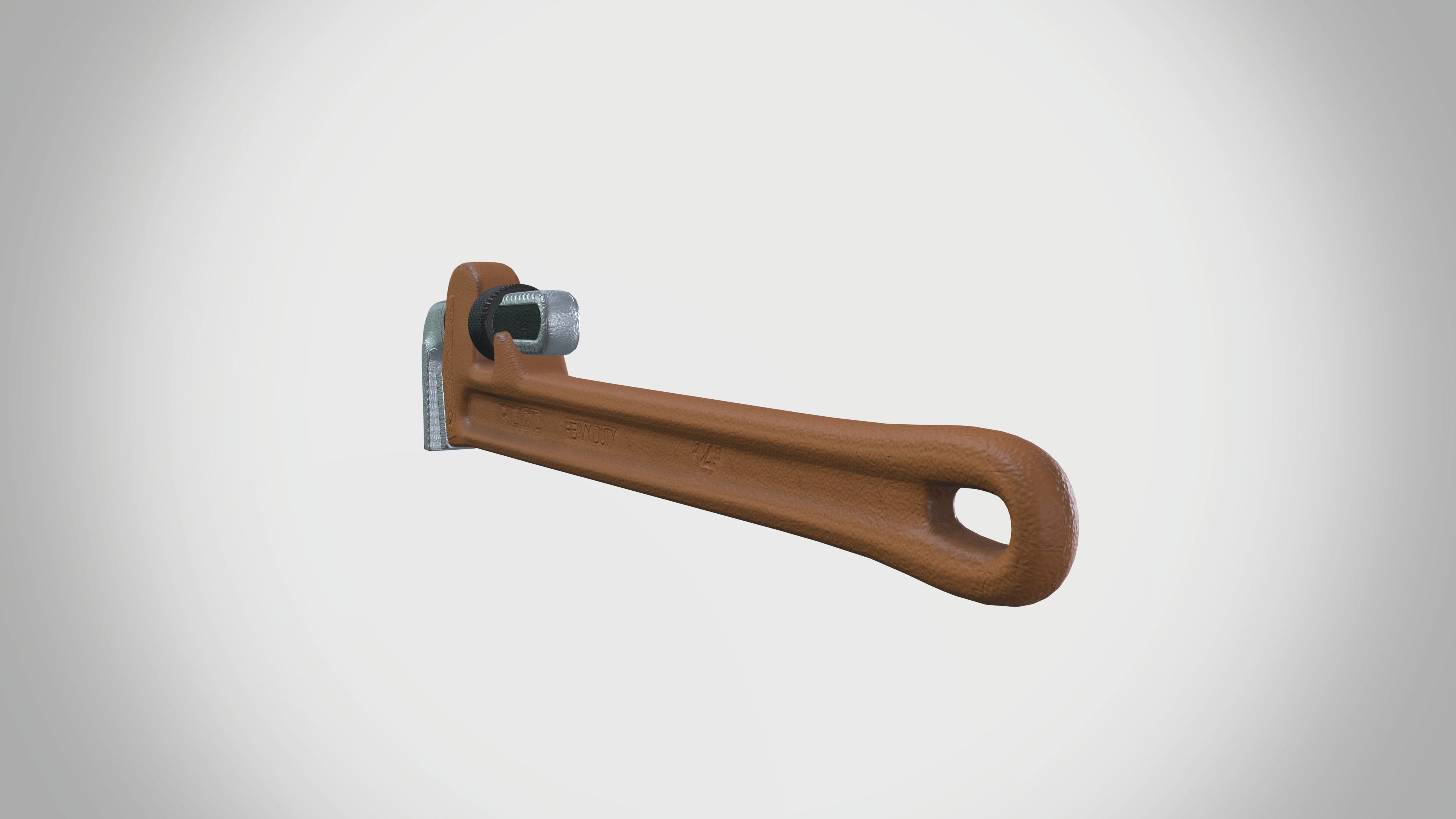 Monkey Wrench 3D model_3