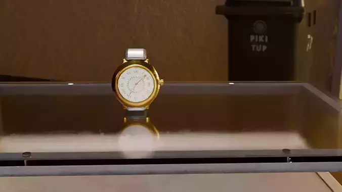 luxury watch Low-poly 3D model