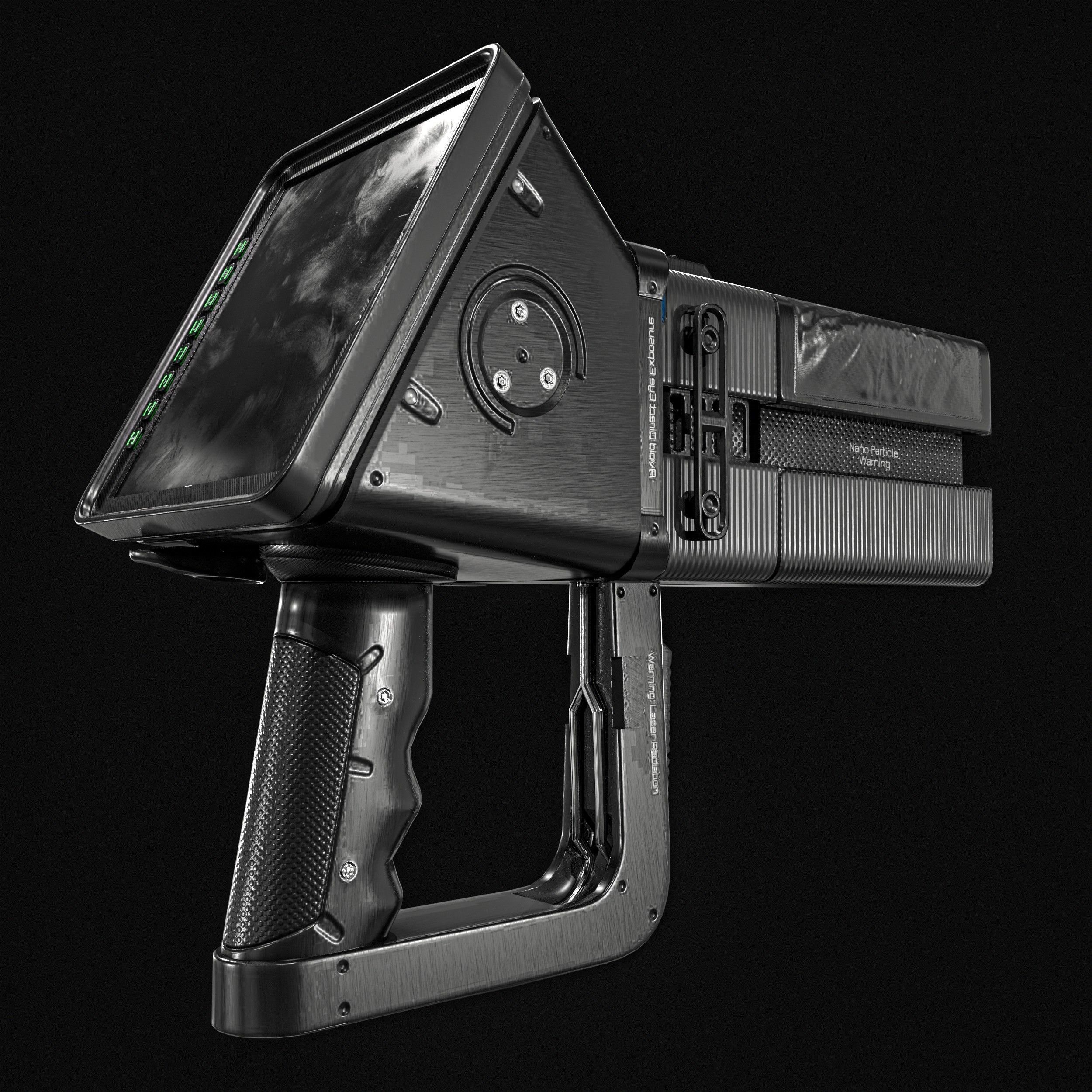 Sci fi Portable Scanner  With Addon Low-poly 3D model_20