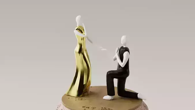 ESCULTURA - ARTE CONTEMPORANEO - PAREJA - PROPUESTA 3D print model