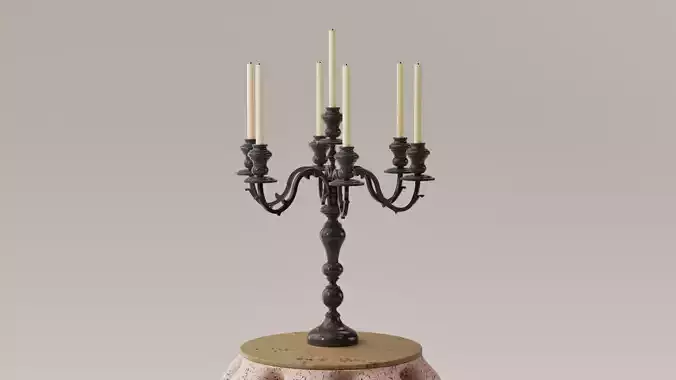 PORTA VELAS - CANDELABRO GRANDE 3D print model