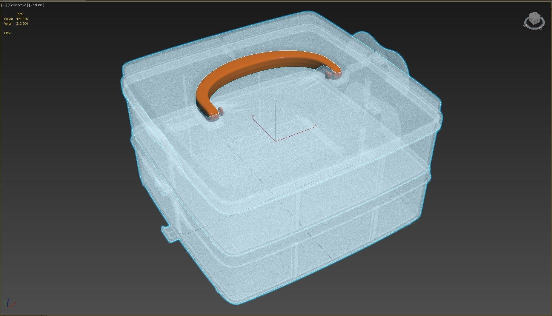 Plastic box 3D model_21