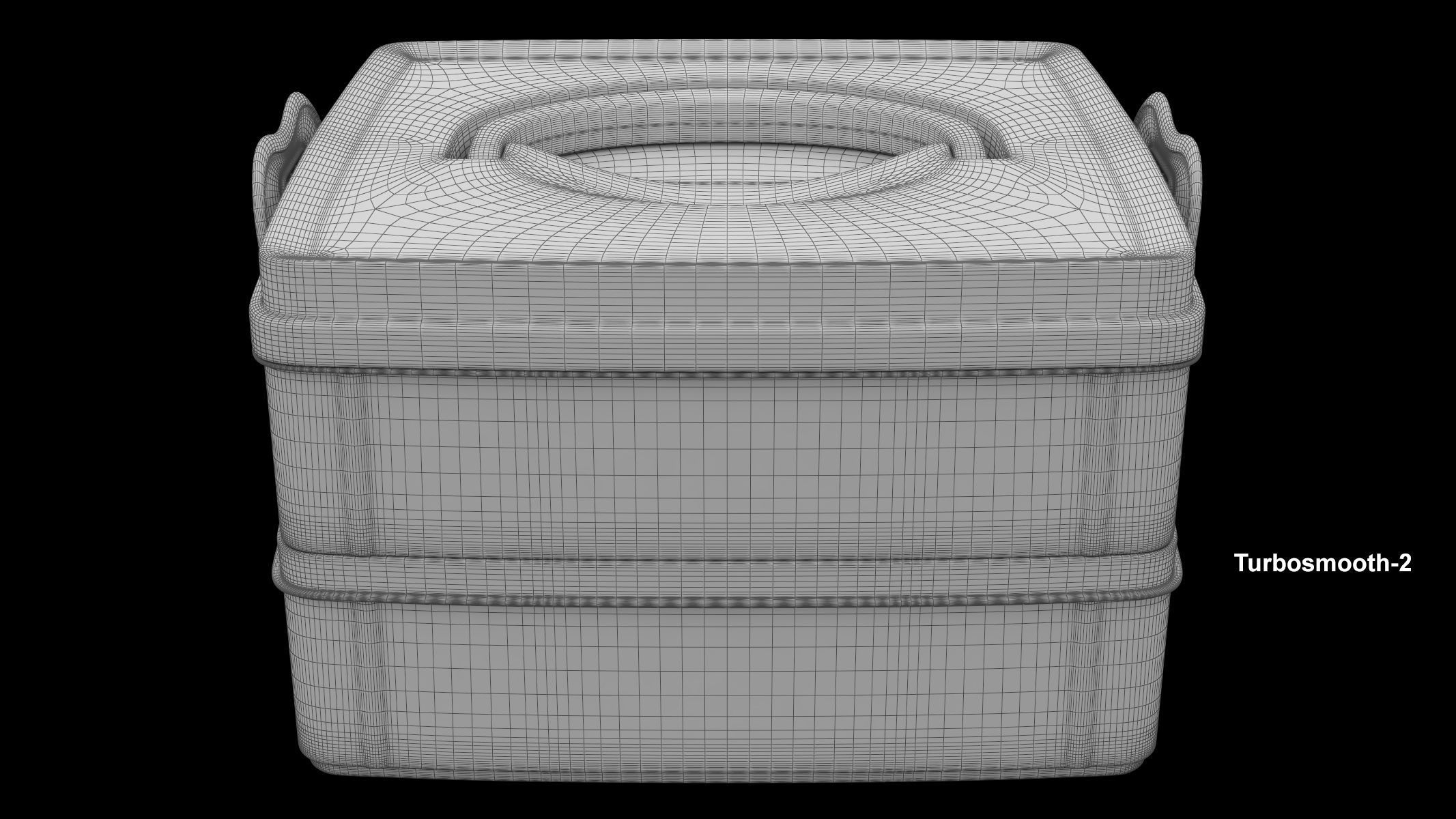 Plastic box 3D model_10