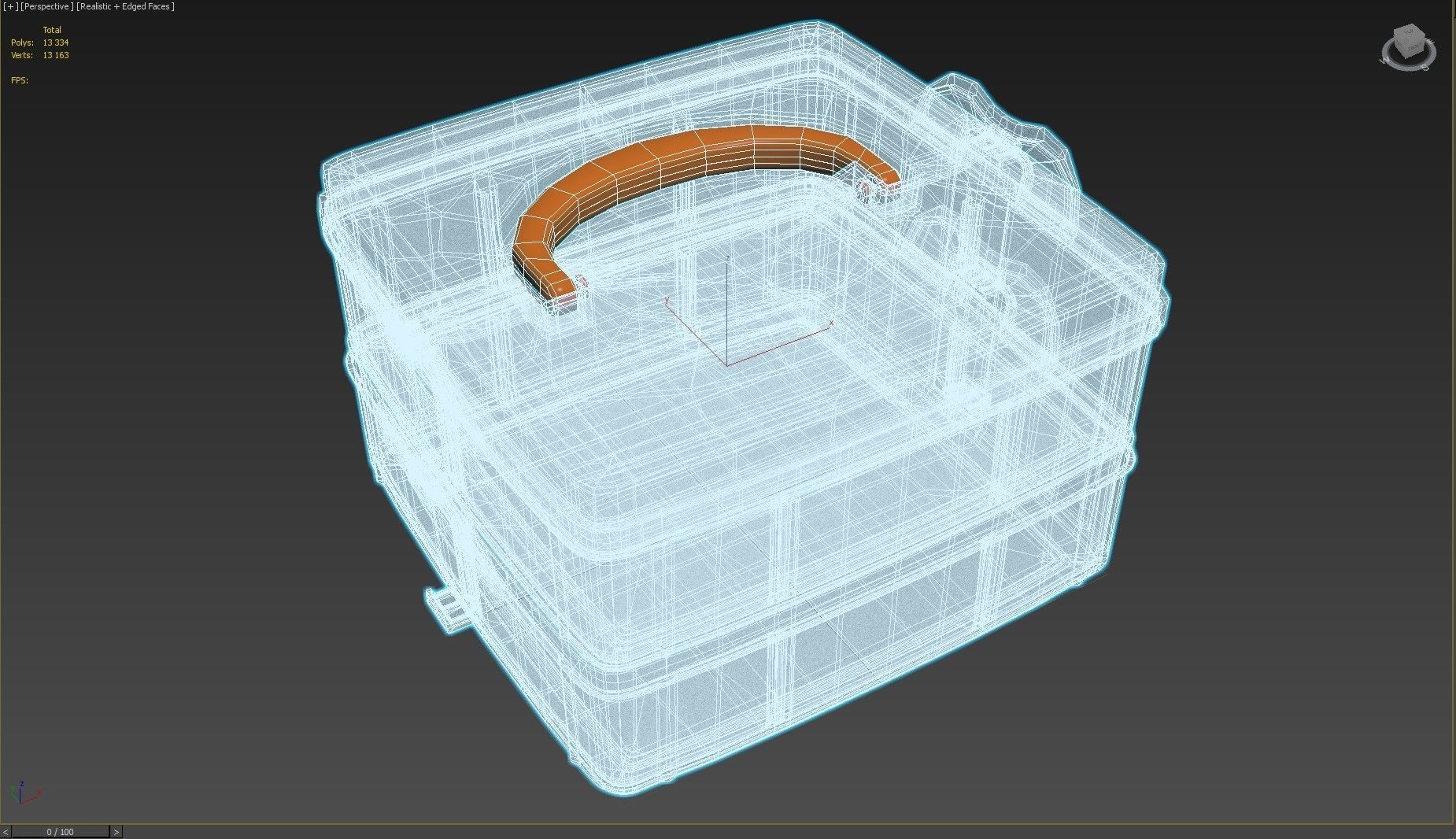 Plastic box 3D model_20