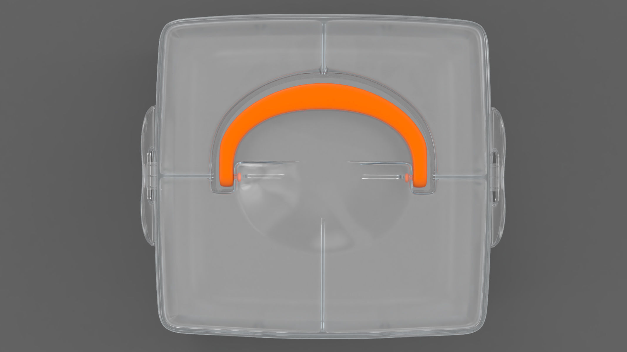 Plastic box 3D model_3