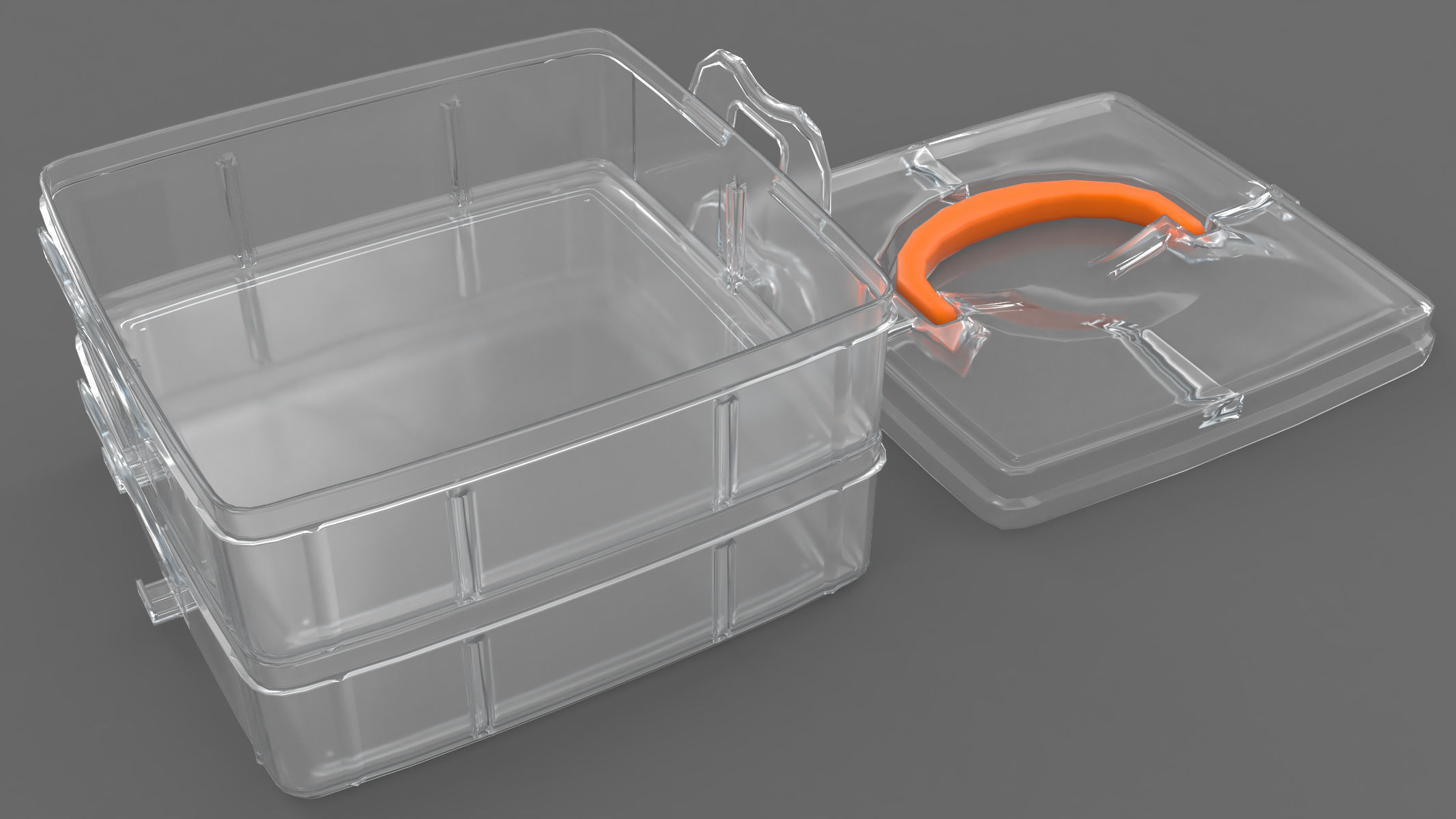 Plastic box 3D model_5