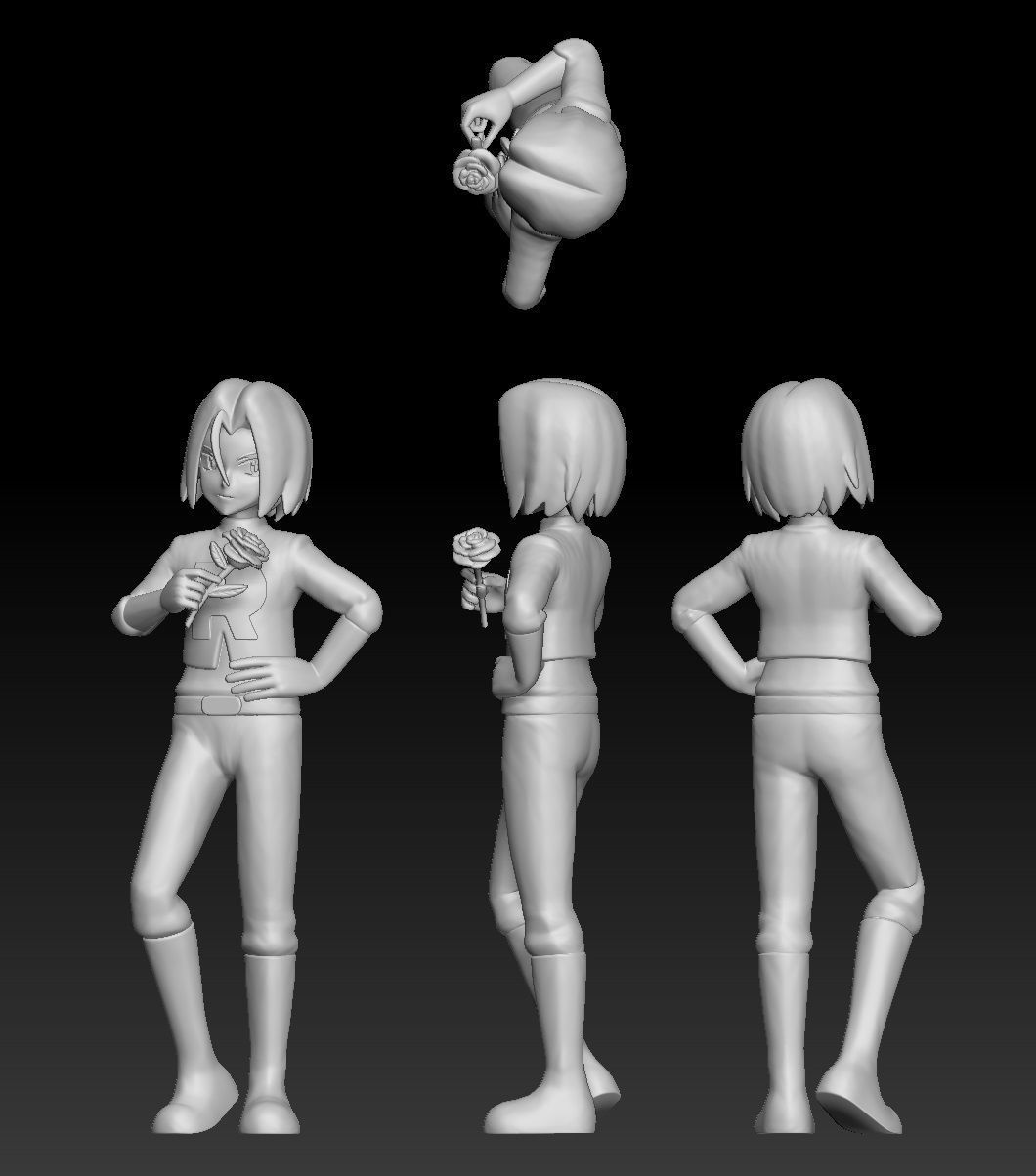 Pokemon Team Rocket James Jessie 3D print model_1