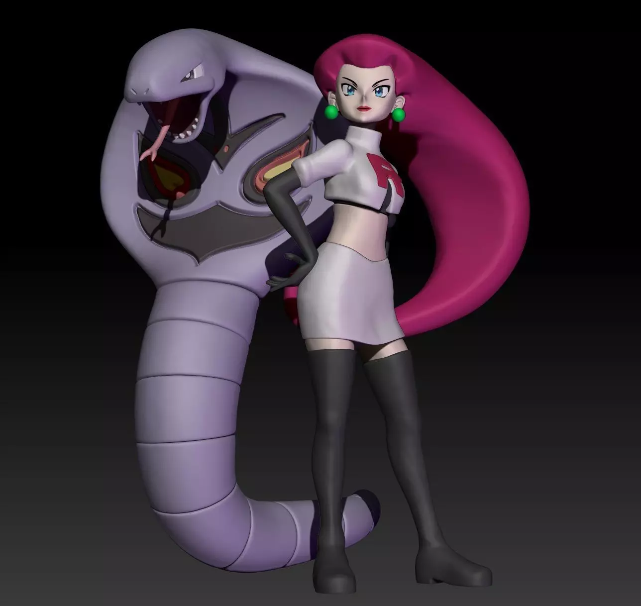 Pokemon Team Rocket Jessie 3D print model_0