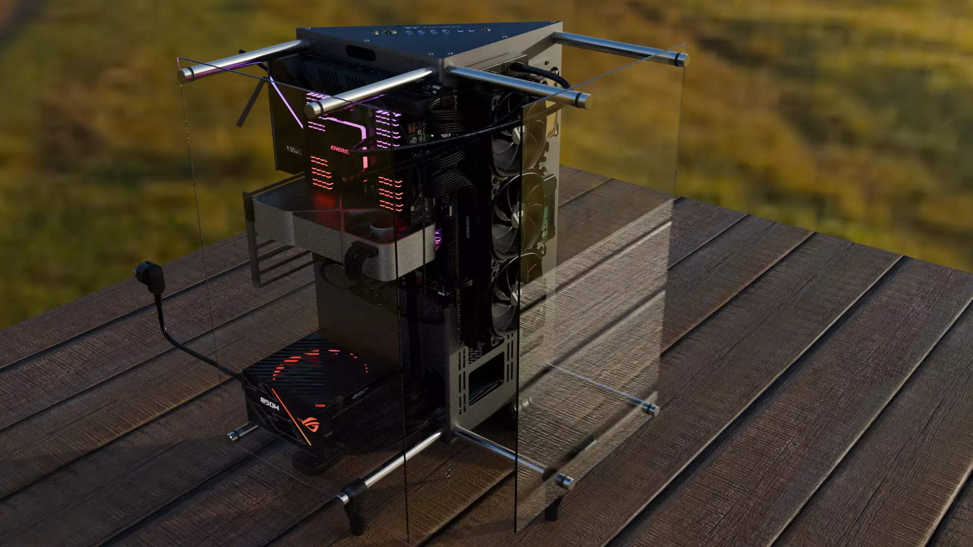 PC case 3D model