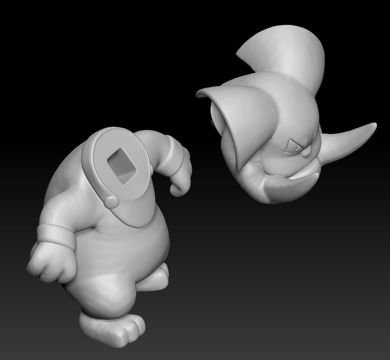 Pokemon Snubbull Granbull 3D print model_3