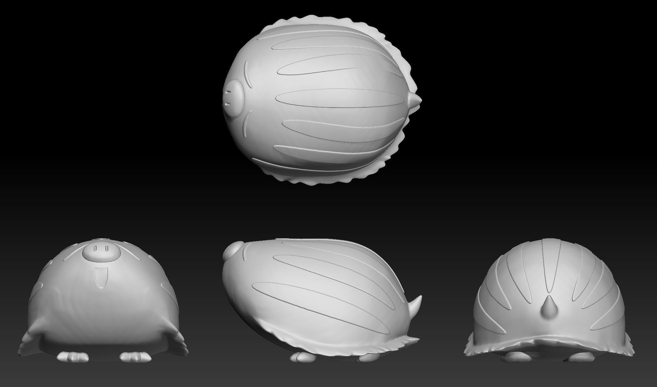 Pokemon Swinub Piloswine Mamoswine 3D print model_1