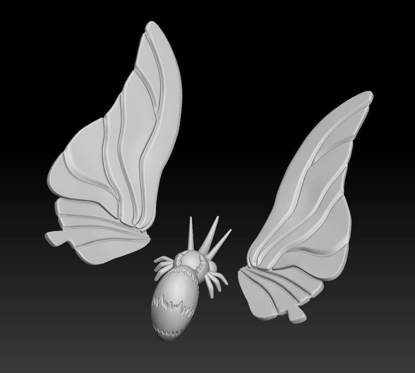 Pokemon Venonat Venomoth 3D print model_3