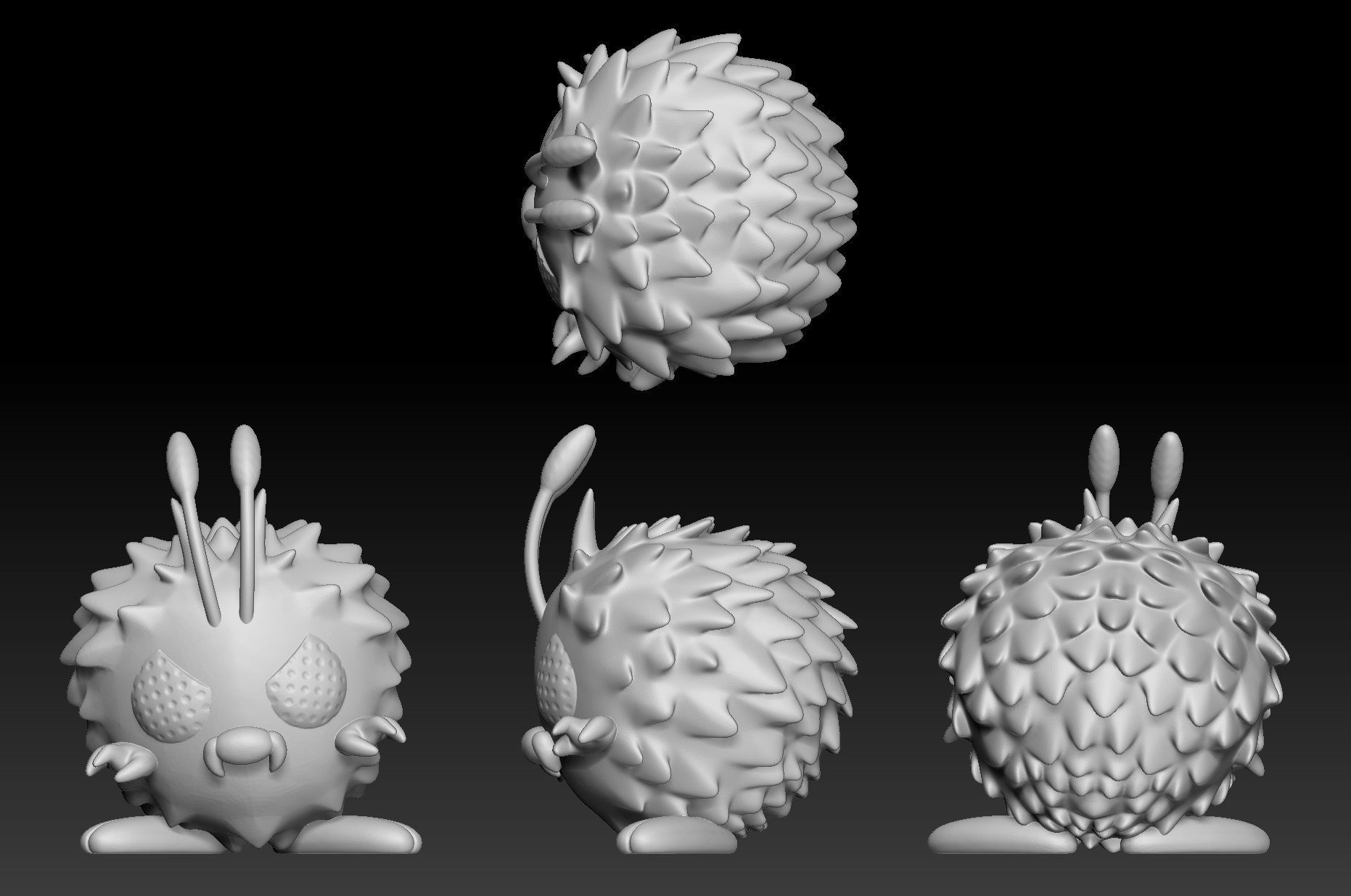 Pokemon Venonat Venomoth 3D print model_1