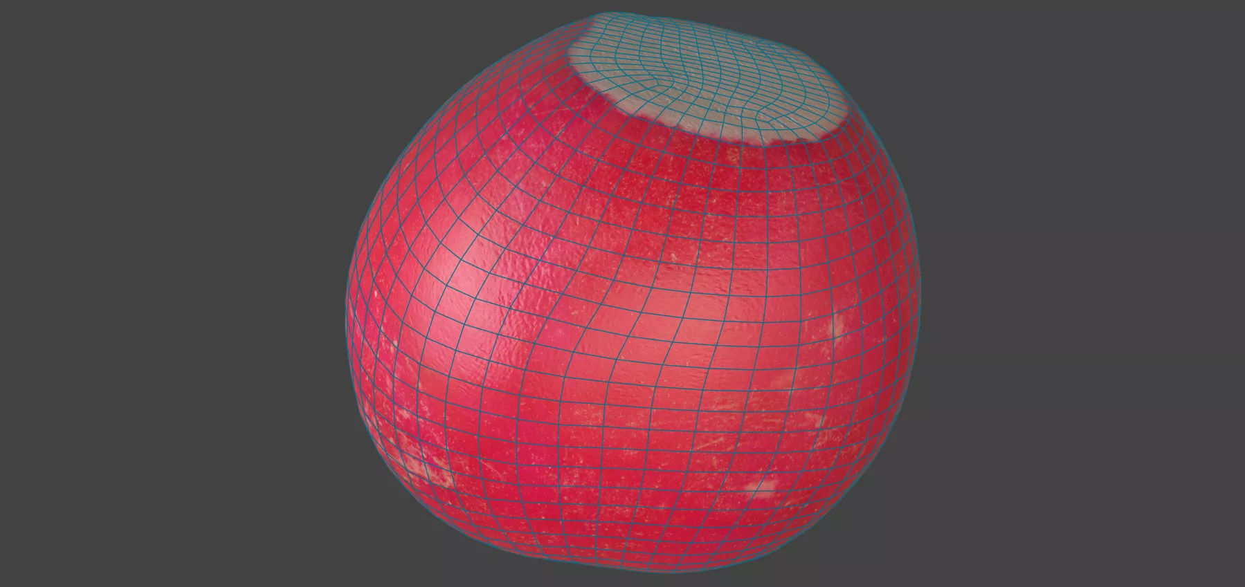 Radish 3D model_6