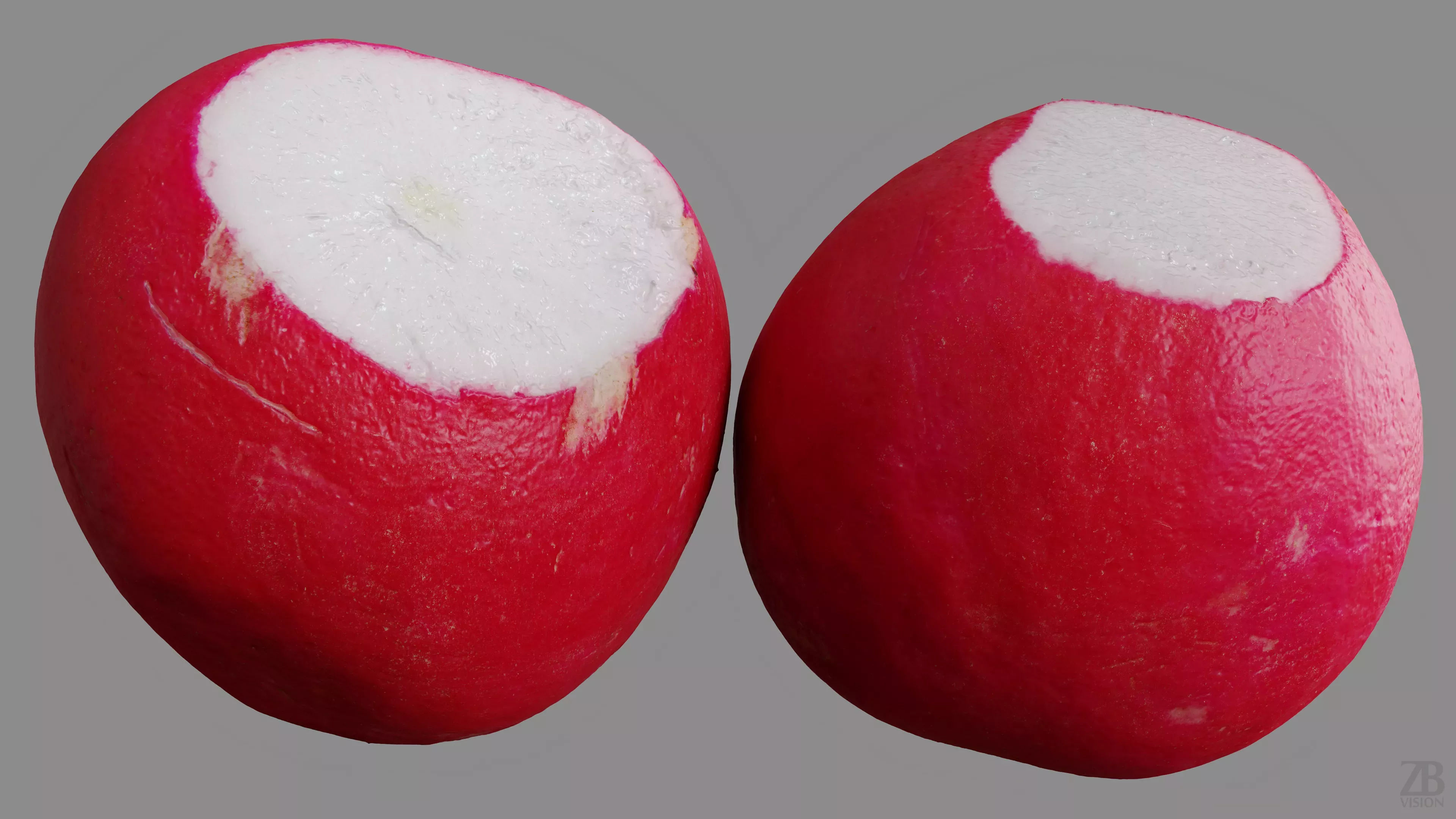 Radish 3D model_9