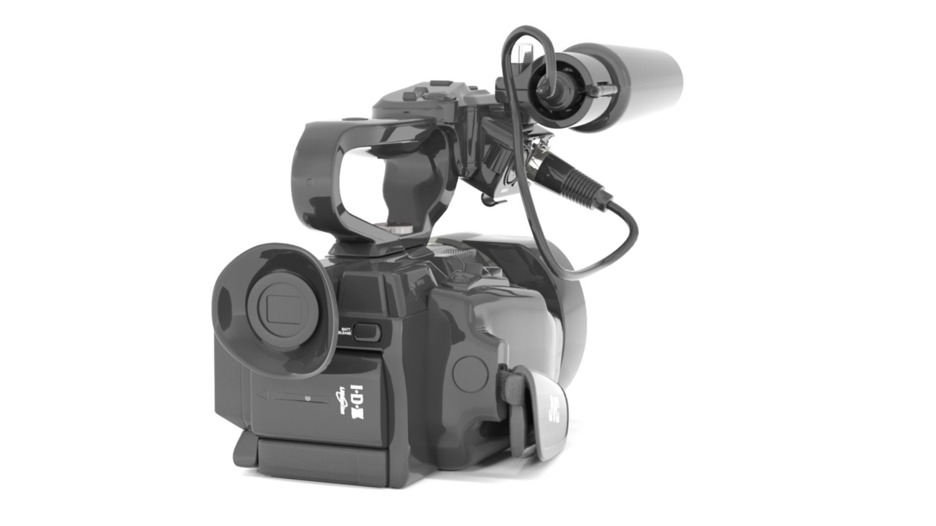 JVC GY-LS300CHU Ultra 4K HD 4KCAM Super 35 Pro Camcorder  3D model_17