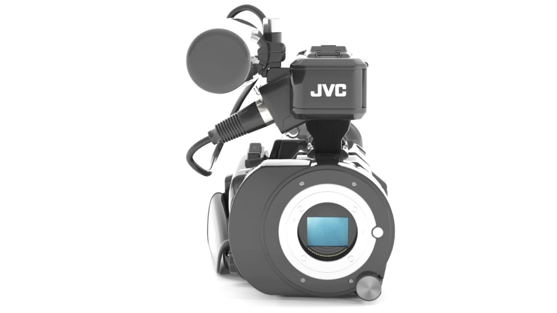 JVC GY-LS300CHU Ultra 4K HD 4KCAM Super 35 Pro Camcorder  3D model_4
