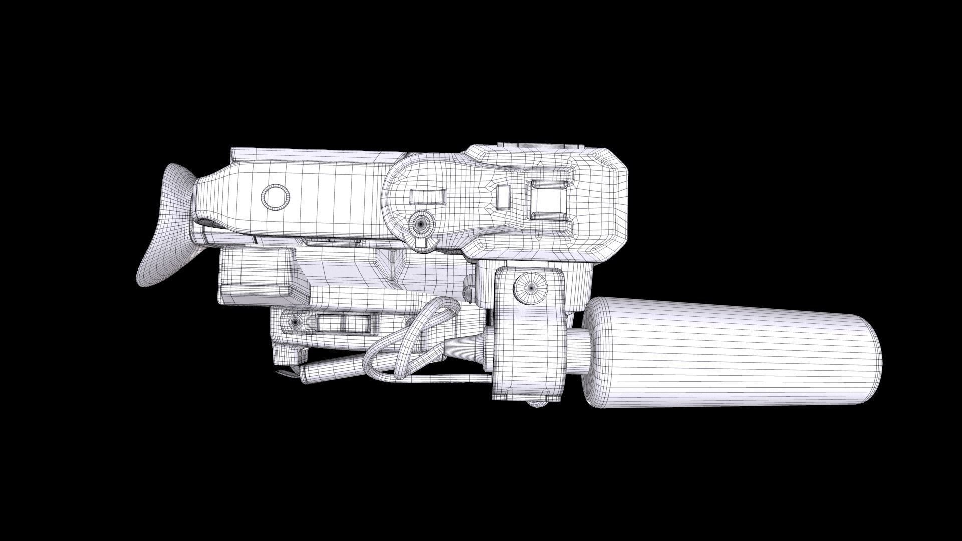 JVC GY-LS300CHU Ultra 4K HD 4KCAM Super 35 Pro Camcorder  3D model_21