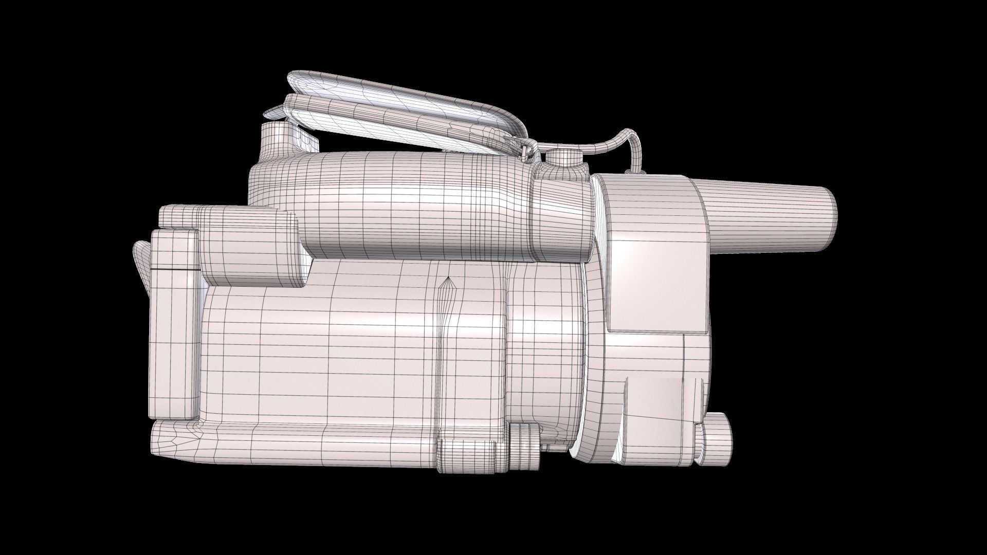JVC GY-LS300CHU Ultra 4K HD 4KCAM Super 35 Pro Camcorder  3D model_24