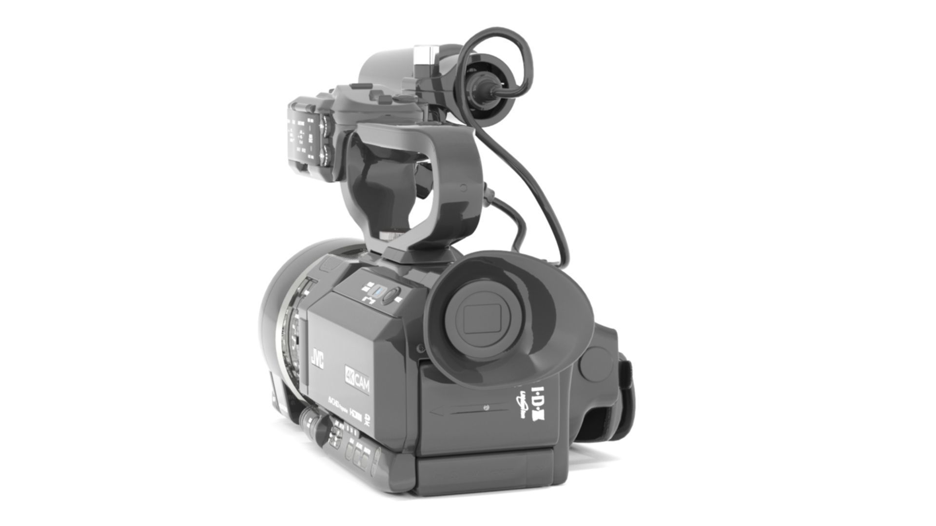 JVC GY-LS300CHU Ultra 4K HD 4KCAM Super 35 Pro Camcorder  3D model_9