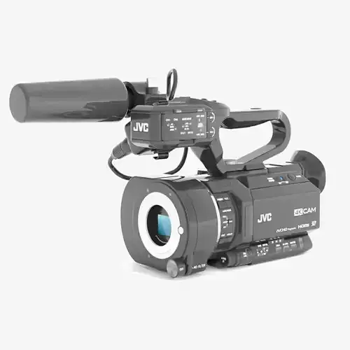 JVC GY-LS300CHU Ultra 4K HD 4KCAM Super 35 Pro Camcorder  3D model
