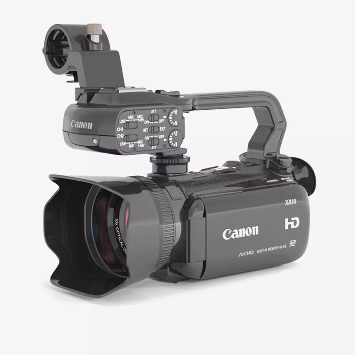 Canon XA10 Professional Camcorder with 64GB Internal Flash 3D model