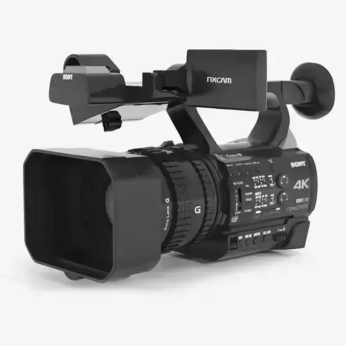 Sony HXR-NX200 HXR-NX200P 4K Professional PAL Camcorder 3D model